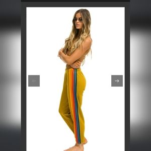 Aviator nation 5 stripe sweatpants